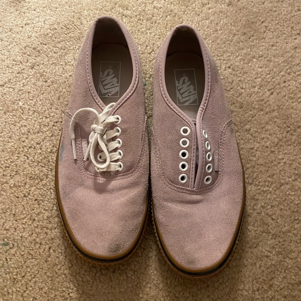 Lavender Suede Authentic Vans